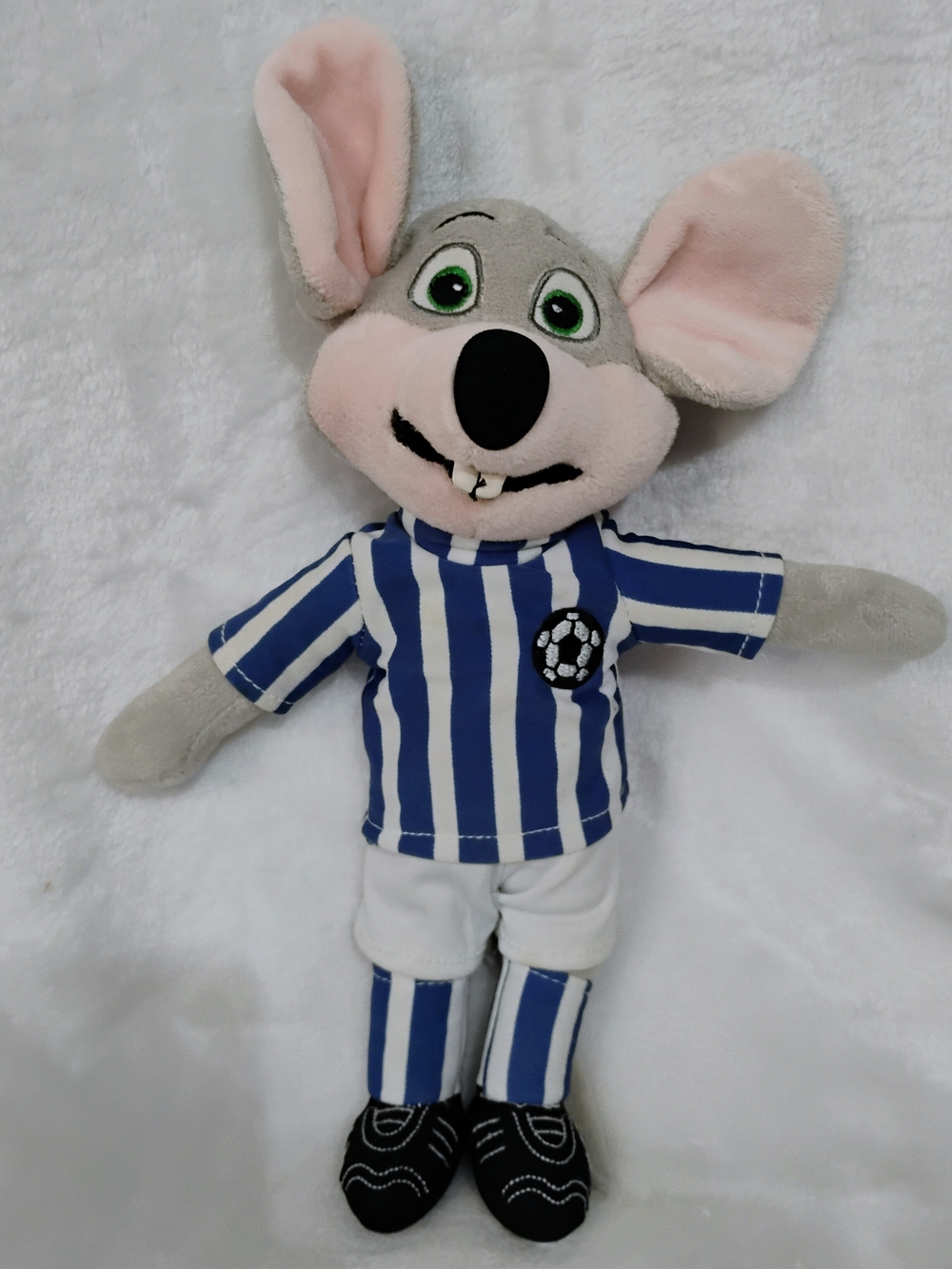 Chuck E Cheese‎ Soccer Player 11” Plush Stuffed Animal Limited Edition 2015 Toy